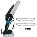Cordless Mini Chainsaw for Makita 18v Woodworking with Small Handheld Electric 6-inch Portable Chainsaw with Two Saw Chains for Wood Cutting Tree Trimming,Tree Pruning Saw Branch Cutter(None Battery