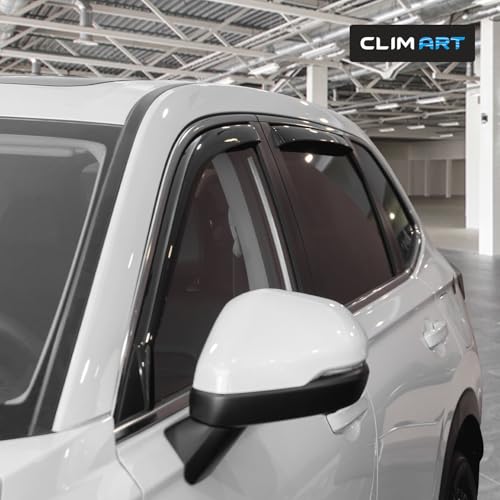 Image of CLIM ART in-Channel Incredibly Durable Rain Guards for Honda CR-V (CRV) 2023-2026, Original Window Deflectors, Vent Window Visors, Vent Deflector, 4 pcs. - 623100