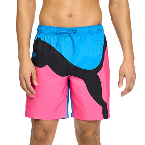 Puma Men's Power Swim Trunks, Digital Cyan, Small | Amazon.com