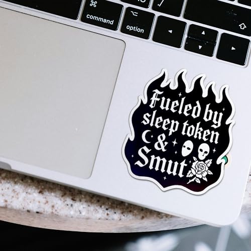 Calcomanías de vinilo impermeables de Sleep Token para proteger y personalizar tu teléfono móvil 6
