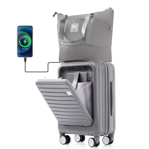 2 Piece Carry on Luggage Set for Women,20 Inch Carry