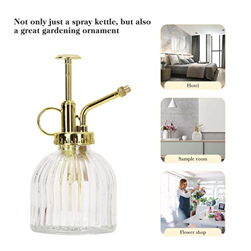 Yardwe Jardim Bomba De Pulverizador Portátil de Vidro Vazio Frascos de Spray Pulverizadores de Press