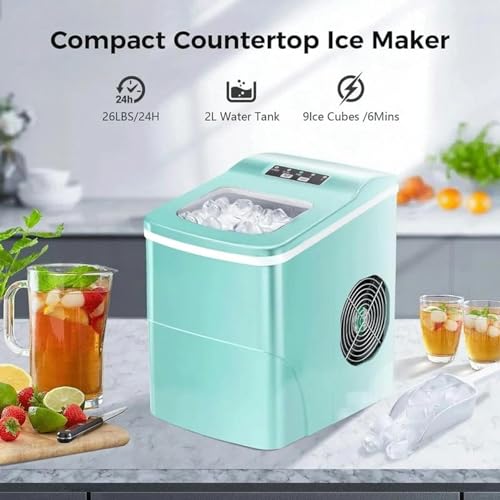 Máquina portátil para hielo de mostrador 12.3x8.7x12.6 in miniatura 2