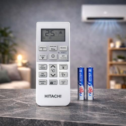 Image of Electronic Spices AC Remote | Compatible with HITACHI AC (Model AC-168) with AAA Batteries