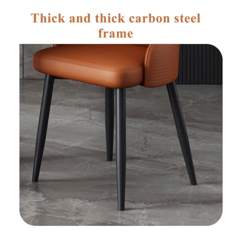 Chaise de salle à manger en polyuréthane synthétique lot - 7