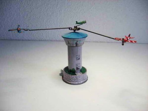 Blechspielzeug - Karussel Airport mit 3 Flugzeugen Cover