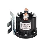 Solenoid Relay Switch 12V for Trombetta Big Tex Boss, 4-Terminal DC Contactor Switch Starter Replacement for Hydraulic Pumps Liftgates Snow Plows Dump Trailers Golf Carts RVs & Forklifts