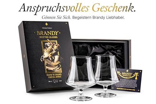 Cognacgläser Glassique Cadeau 440 ml für Brandy und Armagnac 2er Set