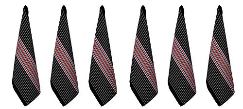 Urban Villa Kitchen Towels Waffle Stripes Dish Towels For Kitchen Black Color Set Of 6 Kitchen Towels Highly Absorbent Cotton Over Sized 20X30 In With Mitered Corners Kitchen Hand Tea Towels #TOP1