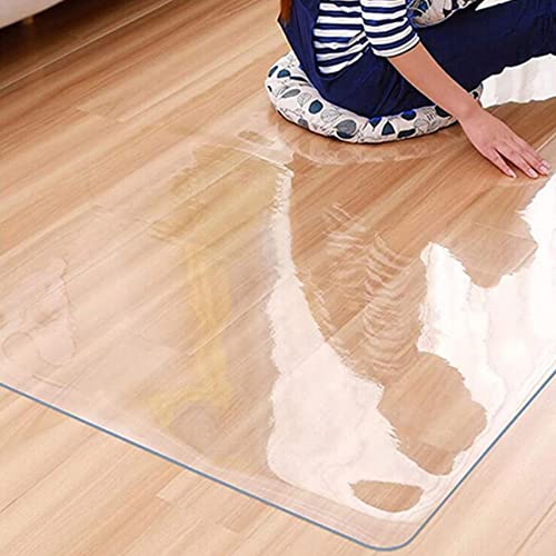 Alfombrilla Para Silla De Oficina - Tamaño 80x120 Cm, Material TPE Antideslizante, Protege Suelos Duros De Arañazos