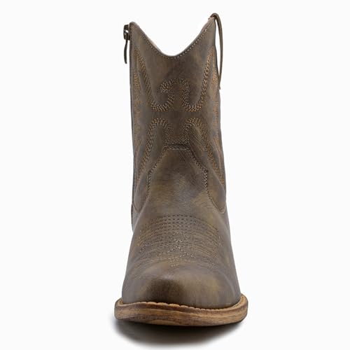 Women's Cowboy Ankle Booties - image 8