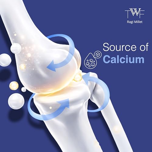 Image of TWF Ragi Millet | 2kg | Whole Finger Millet | Nachni | Mandua | Kezhvaragu | Mandia |Taiu | Kodra | Ragula | Hulled & Unpolished | Gluten-Free | Rich in Calcium & Iron | Ideal for Porridge, Dosa, Roti & Ladoo | No Additives | Whole Grain Ragi | High Plant Protein & Fiber