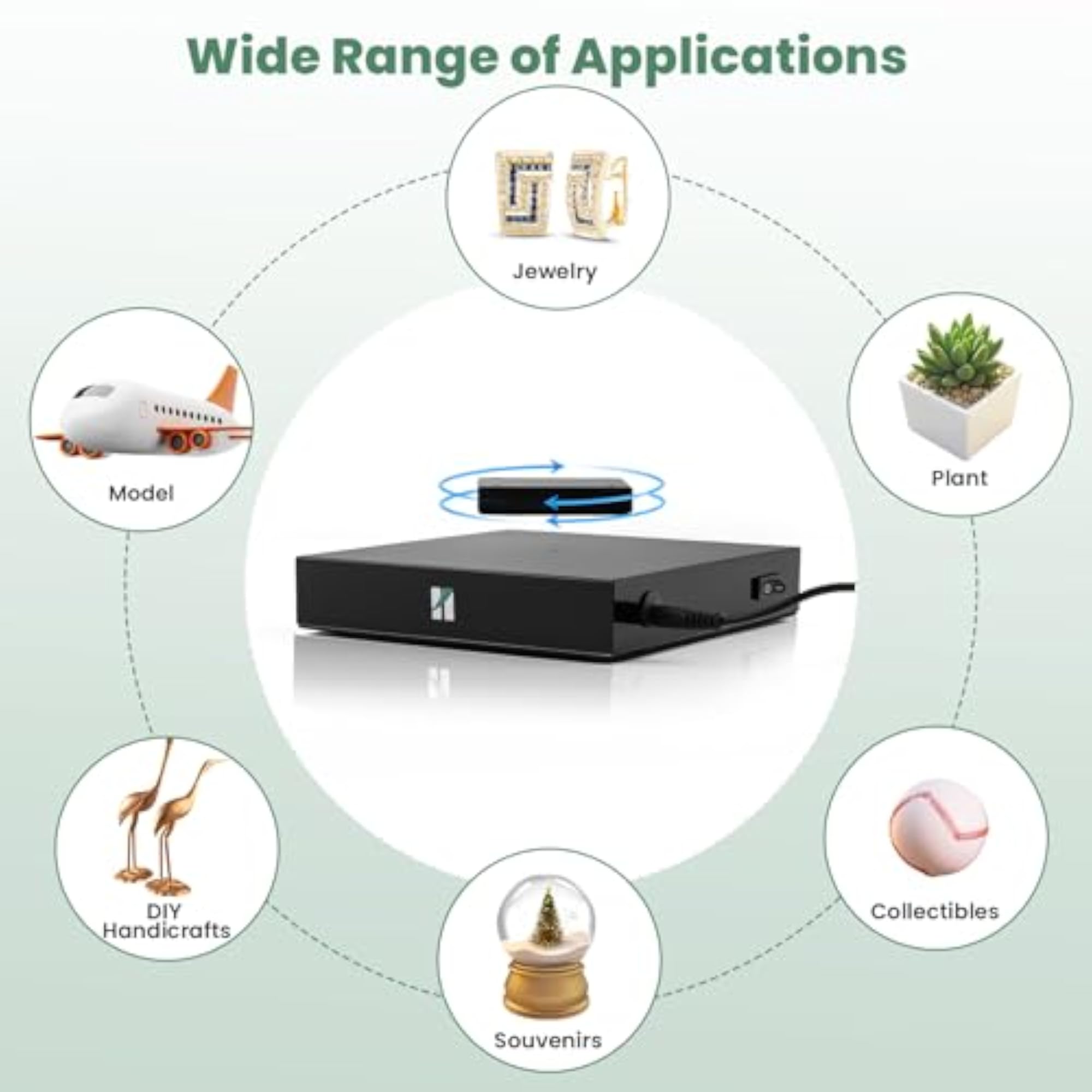 360° Rotating Magnetic Levitation Display Stand
