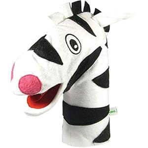 Fantoche De Mao Zebra P0063 Papo De Pano