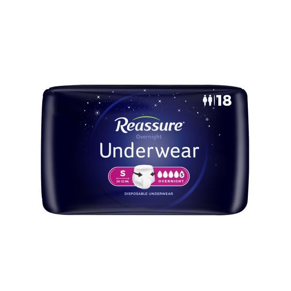 Overnight Underwear - Small (26" - 32" Waist) - 72 per case