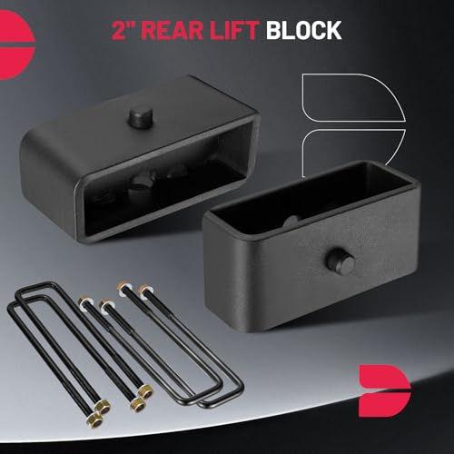 Image of BDFHYK 2.5 inch Front and 2 inch Rear Leveling lift kit for 2007-2023 Silverado 1500 2007-2023 Sierra 1500 2WD /4WD, Aluminum Alloy &A3 Iron Strut Spacers Leveling Kit Suspension Leveling Lift Kit