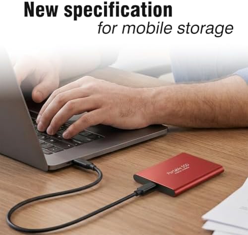 64GB Mobile Phone Intelligent Backup Disk, Universal Android Phone Computer Dual Use Mobile Extender, Large Capacity Storage Expansion for Phone & Computer, Red — view 4
