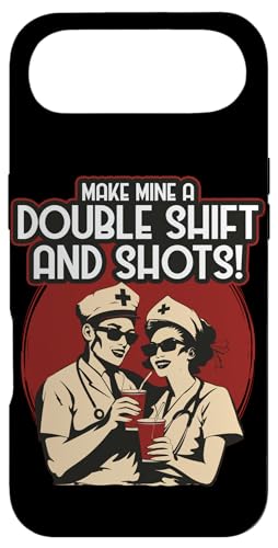 �ʔ������B���e�[�W�Ō�t�̈��p�� Make Mine A Double Shift And Shots �X�}�z�P�[�X iPhone Air �p