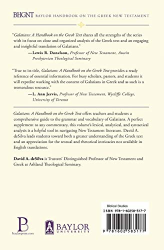 Image of Galatians: A Handbook on the Greek Text (Baylor Handbook on the Greek New Testament)