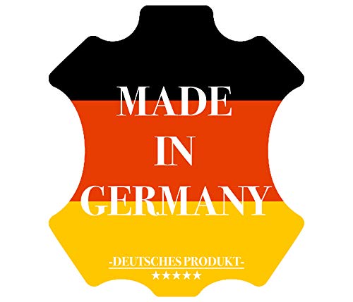 Vascavi Ledergürtel, 3 cm breit, Made in Germany, echt Leder Gürtel für Damen und Herren, kürzbar (80 cm Gesamtlänge 90 cm, Schwarz)