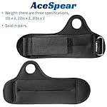 AceSpear Wrist Weights with Thumb Loops Lock for Men Women 1lb*2 2lbs*2 3lbs*2 Ankle Weights Weighted Gloves for Running Strength Training Walking Exercises - Image 2