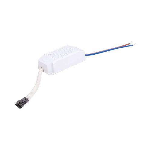 Othmro Controlador LED 18-25W corriente constante 300mA alta potencia AC 85-265V salida 36-65V DC conector fuente de alimentación externa lámpara de