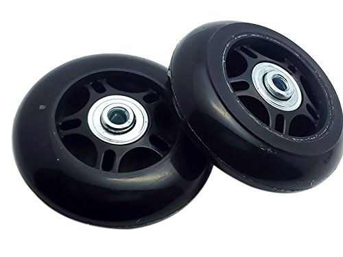 2Set OD 76mm Luggage Suitcase Replacement Wheels Axles Repair Wrench2