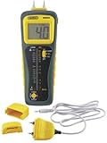 General Tools MMD900 Moisture Meter, Pin Type or Pinless, Deep Sensing with Remote Probe