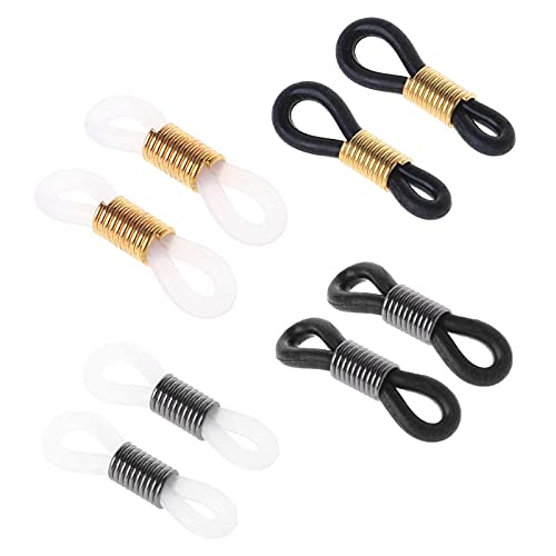 Bhavya Optic® 16 pcs Ear Hook Eyeglasses Spectacles Chain Glasses Retainer Ends Rope Sunglasses Cord Holder Strap Loop Connector 1