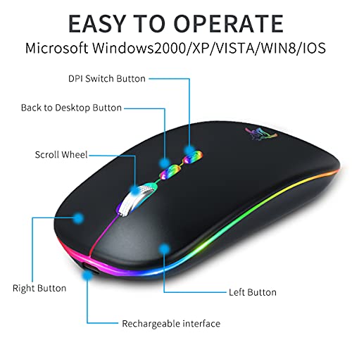 HOTLIFE LED Wireless Mouse の商品画像 7