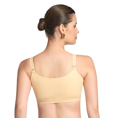 Image of TRYLO Cotton Riza Women's Non-Padded Non-Wired,Full Coverage,Seamless Front Open Bra