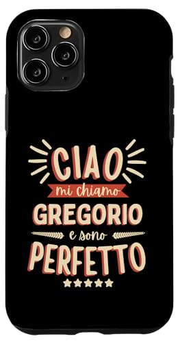 Gregorio Idea Regalo Personalizzata Nome Divertente �X�}�z�P�[�X iPhone 11 Pro �p