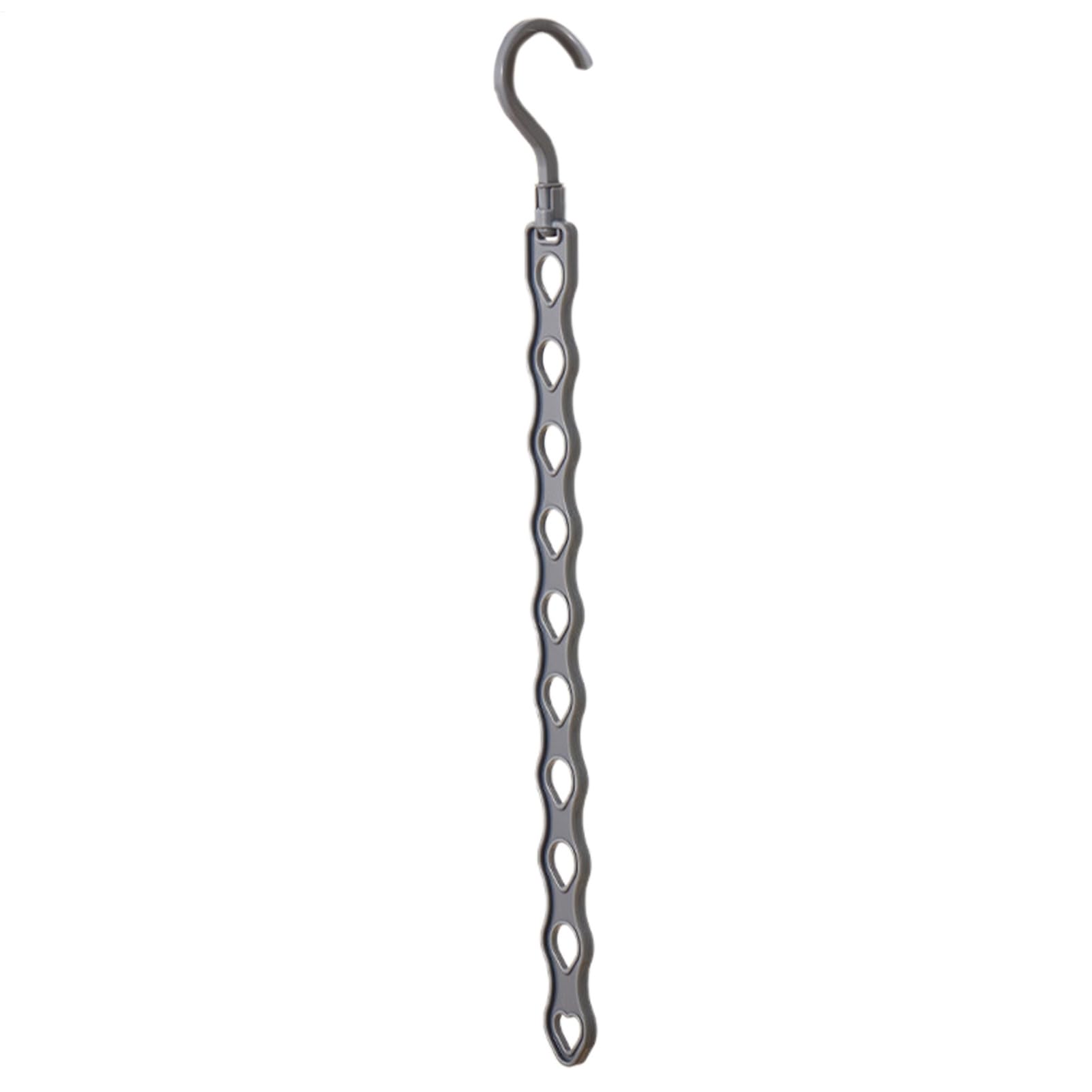 Hangers Organizer - Closet Space Saver Clothes Hanger Vertical 10-Hole Design Multifunctional Coat Storage Rack Heavy Duty Wardrobe