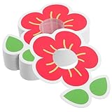 UKCOCO 50Pcs Flower Shape Lollipop Paper Holders Candy Paper Cards for Birthday Party Favors for Celebrations and Events Delightful Decor for All Ages