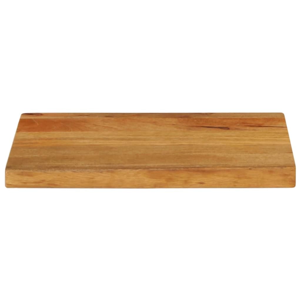 Genérico Tablero de Mesa Borde Natural Madera Maciza Mango 50x40x3,8 cm,Accesorios para mesas,Tableros para mesas-370583