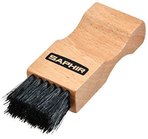 SAPHIR Cepillo de pelo con pommadier, color negro