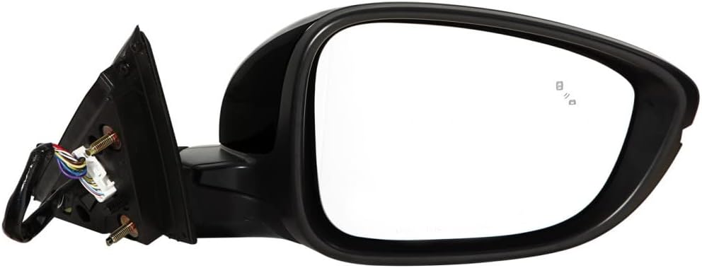 For Honda Accord 2018 2019 2020 Door Mirror Passenger Side | Power | Heated | w/Signal Light & Blind Spot Detection | Touring | Paint to Match | Sedan | For 76208-TVA-A52, 76201-TVA-A31ZJ | HO1321331