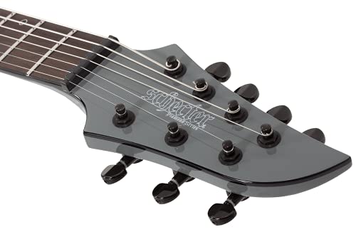 Schecter Keith Merrow KM-7 MK-III Hybrid – Guitare électrique 7 cordes – Telesto Grey - Les Beatles, Paul McCartney, John Lennon, RIngo Starr, George Harrison Schecter Keith Merrow KM-7 MK-III Hybrid - Guitare électrique 7 cordes - Telesto Grey – Image 5