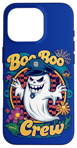 ブーブークルーゴースト警察ハロウィーンチーム スマホケース iPhone 16 Pro 用
