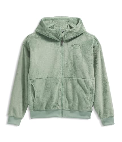 Image of THE NORTH FACE Girls' Osito Full Zip Hoodie | Fleece Hooded Jacket With Hand Pockets & Durable Ribbed Collar