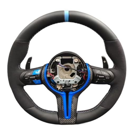 �X�|�[�c�J�[�̃X�e�A�����O�z�C�[�� Compatible With For F30 F31 F32 F34 F36 M3 F80 M4 F82 �Ԑ� M1 M2 �{�^���X�e�A�����O�z�C�[���A�N�Z�T���[����(M5 Blue)