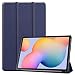Produktbild MIYING Hülle für Samsung Galaxy Tab S6 Lite - PU Leder Flip Tablet Schutzhülle mit Standfunktion, Auto Schlaf/Wach Funktion, für Samsung Galaxy Tab S6 Lite 10,4 Zoll SM-P610/P615 (Dunkelblau)