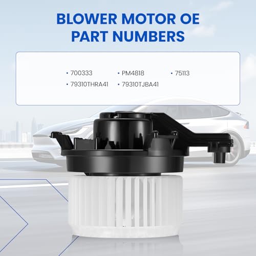 Image of HVAC Blower Motor 700333 Compatible with Honda CR-V HR-V Civic Odyssey, Compatible with Subaru Crosstrek Impreza Legacy Outback 75113, 79310THRA41 A /C Blower Motor Assembly