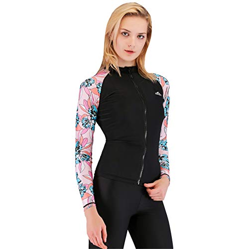 image for XDXART Women's Long-Sleeve Zipper top Diving Suit Scuba Diving Suit Su