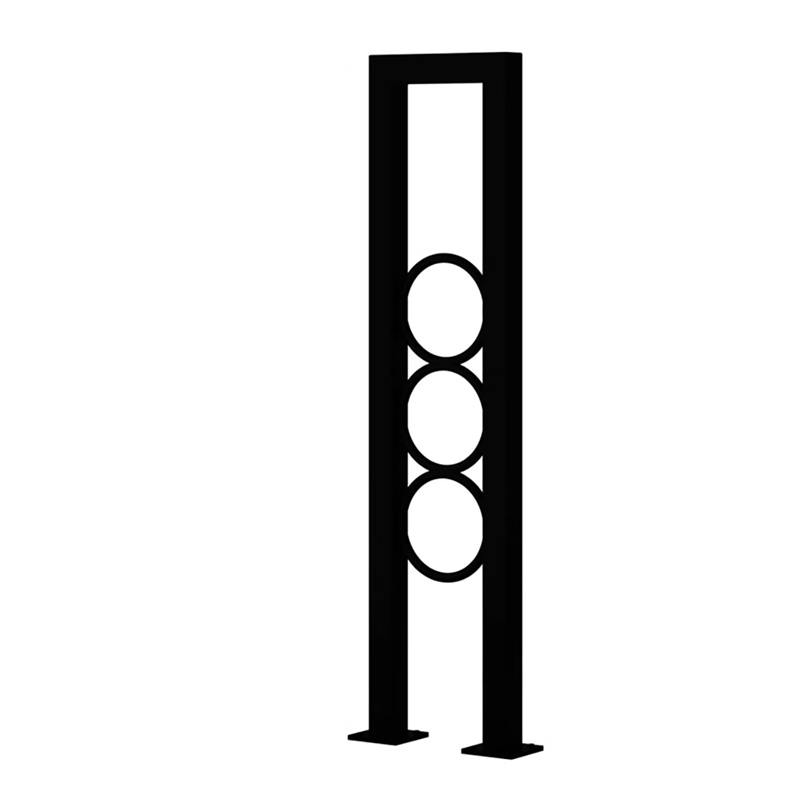 Cadre en fer forgé Nero de 100cm pour balustrade et balcon moderne