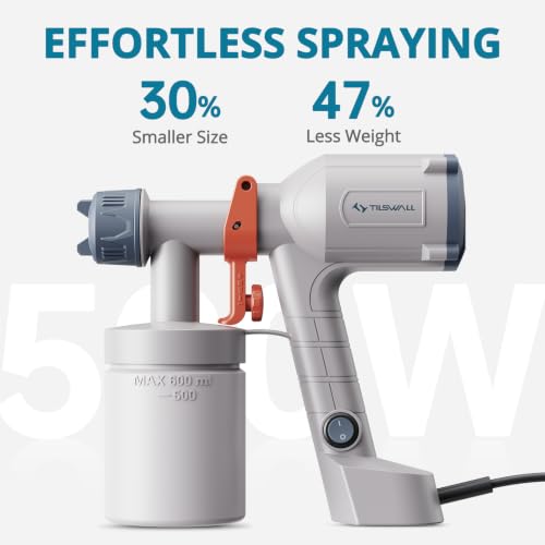Tilswall Dreamer400 Paint Sprayer, 1.5lb HVLP Paint Spray Gun for Painting $19.99 AC + 50% Off Code BJ61FAMH - image 3