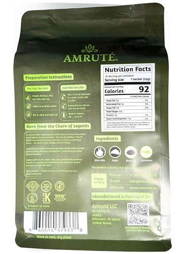 Té chai latte cardamomo instantáneo 10 porciones miniatura 2