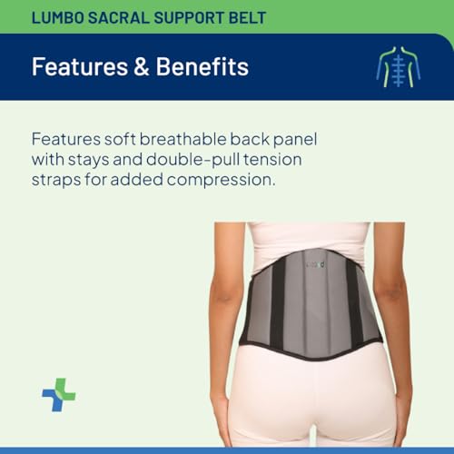 Image of Lumbo Sacral Waist and Back Support Belt, Lumbar Support, LS Belt