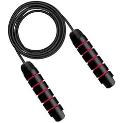 Comba Fitness para Saltar Ajustable para Crossfit, Boxeo, Ejercicio en Casa o Gym | Cuerda con Mango de Espuma Suave | Ideal para Niños y Adultos | Longitud de 2.8M 4 Comba Fitness para Saltar Ajustable para Crossfit, Boxeo, Ejercicio en Casa o Gym | Cuerda con Mango de Espuma Suave | Ideal para Niños y Adultos | Longitud de 2.8M