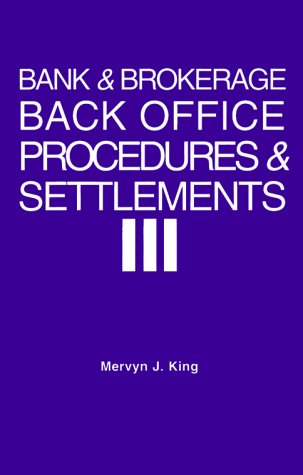 Buy Bank & Brokerage Back Office Procedures & Settlements โ BookShops.in